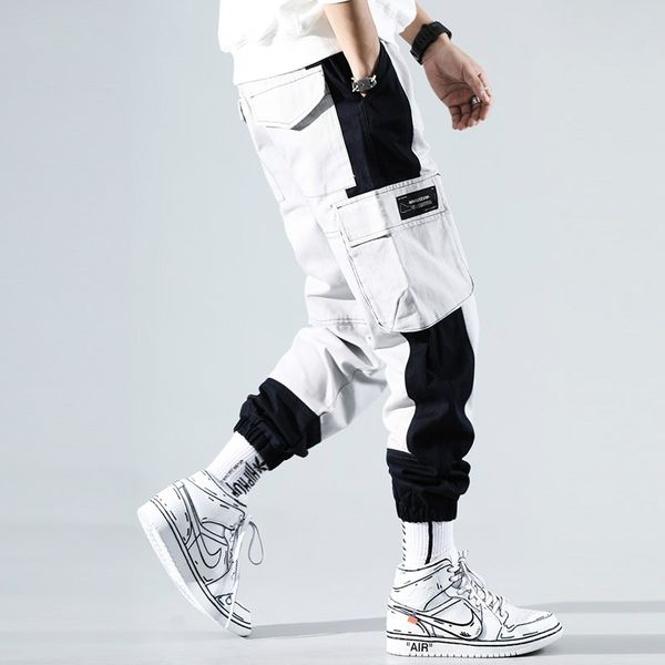 2021 new breeze denim cargo pants of torn men's slacks loose hare anguished jeans distressed male streetwear hip hop slices kvi6, Blue
2021 new breeze denim cargo pants of torn men's slacks loose hare anguished jeans distressed male streetwear hip hop slices kvi6, Blue