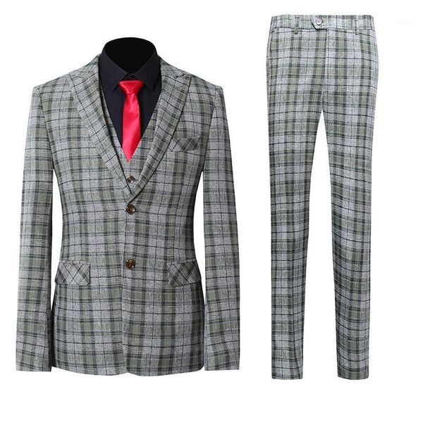 men's suit classic check pattern men business casual suits 3-piece blazer+trousers+vest wedding prom formal tuxedo costume homme1, White;black
men's suit classic check pattern men business casual suits 3-piece blazer+trousers+vest wedding prom formal tuxedo costume homme1, White;black