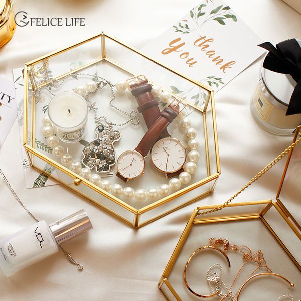 nordic glass copper geometry storage baskets box simplicity style home organizer for jewelry necklace dessert plate q1130
nordic glass copper geometry storage baskets box simplicity style home organizer for jewelry necklace dessert plate q1130