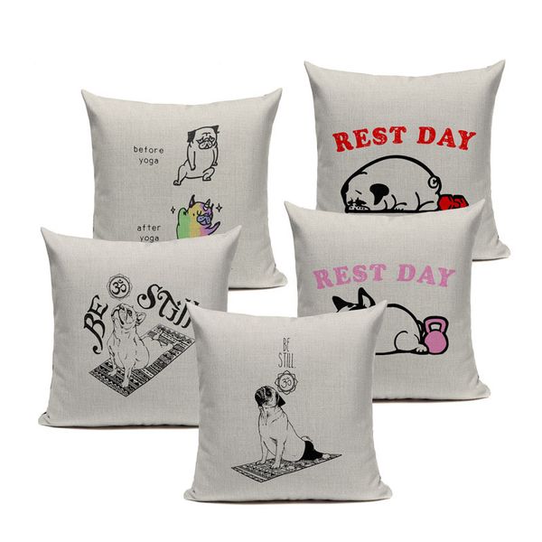 pug dog yoga meditation cushion cute cover sleep dog throw pillow cover animal cushion cover sofa decoratove pillow case custom
pug dog yoga meditation cushion cute cover sleep dog throw pillow cover animal cushion cover sofa decoratove pillow case custom