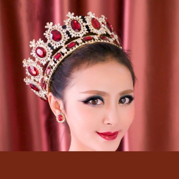 headpieces wedding crown princess bride diamond crystal head jewelry queen party baroque bridal tiaras / crowns white red blue green for opt, Silver
headpieces wedding crown princess bride diamond crystal head jewelry queen party baroque bridal tiaras / crowns white red blue green for opt, Silver