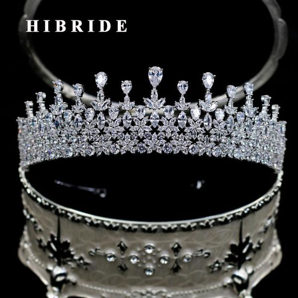 hibride luxury water drop cubic zircon king crown women wedding hair accessories jewelry for party birthday gifts c-113, Golden;silver
hibride luxury water drop cubic zircon king crown women wedding hair accessories jewelry for party birthday gifts c-113, Golden;silver