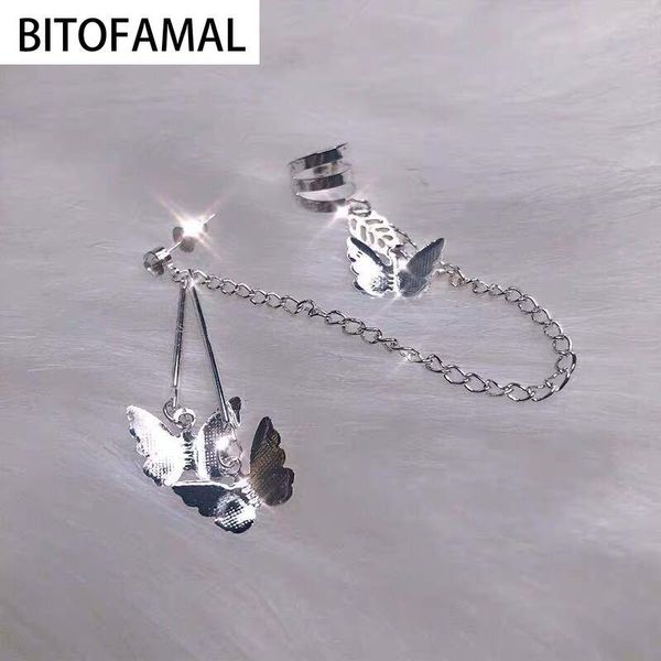 1pcs punk chain butterfly long tassel earrings jewelry fashion sweet metal ear clip leaf tassel earrings for women gifts cool, Golden;silver
1pcs punk chain butterfly long tassel earrings jewelry fashion sweet metal ear clip leaf tassel earrings for women gifts cool, Golden;silver
