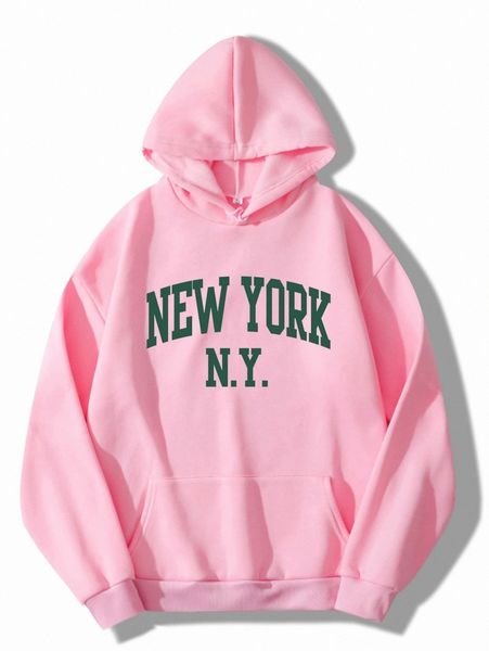 letter graphic kangaroo pocket drawstring thermal hoodie t49b#, White;black
letter graphic kangaroo pocket drawstring thermal hoodie t49b#, White;black