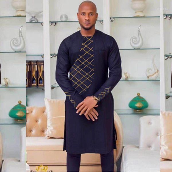 african clothes for men dress cotton african dress dashiki embroidery men clothes africa mens outfit pants set 2pcs1, Red