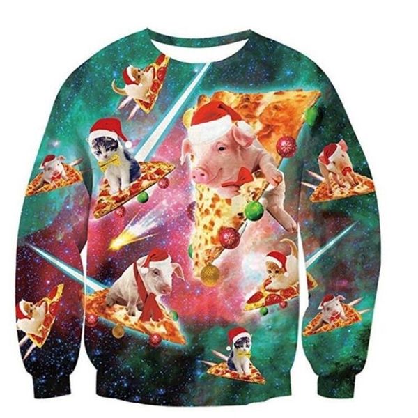 plus size ugly sweater men women christmas sweaters 3d dinosaur dog cat printed funny xmas sweatshirt pullover jumpers 201211, White;black
plus size ugly sweater men women christmas sweaters 3d dinosaur dog cat printed funny xmas sweatshirt pullover jumpers 201211, White;black