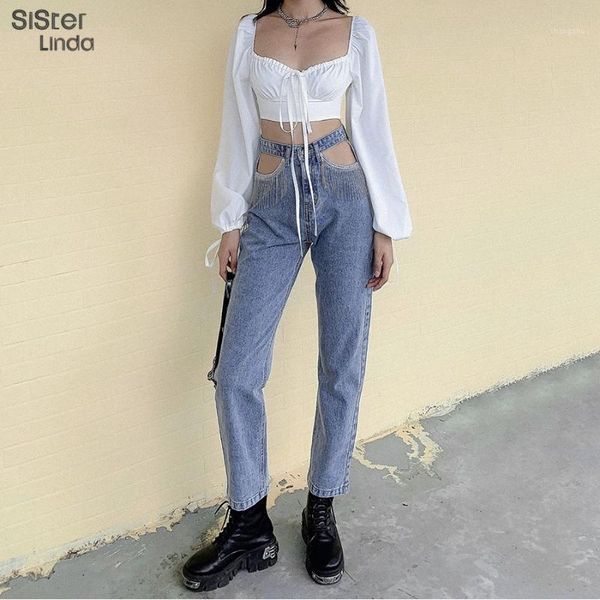 sisterlinda vogue irregular short denim coats women jeans pant simple soft jacket hollow trousers female outfits streetwear1, Gray
sisterlinda vogue irregular short denim coats women jeans pant simple soft jacket hollow trousers female outfits streetwear1, Gray