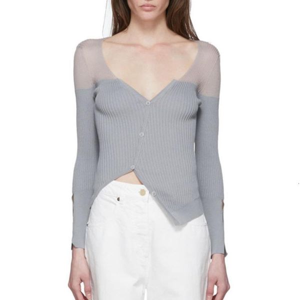 2020 new summer fashion v-neck full sleeves asymmetrical pullover transperant quality t-shirt female tee wm40703m, White 
2020 new summer fashion v-neck full sleeves asymmetrical pullover transperant quality t-shirt female tee wm40703m, White