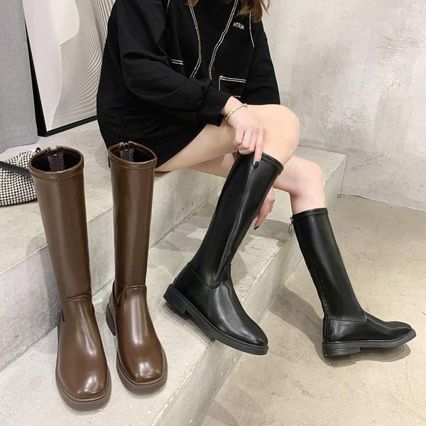 boots lady thigh high heels women's rubber shoes rain luxury designer winter footwear boots-women round1, Black
boots lady thigh high heels women's rubber shoes rain luxury designer winter footwear boots-women round1, Black