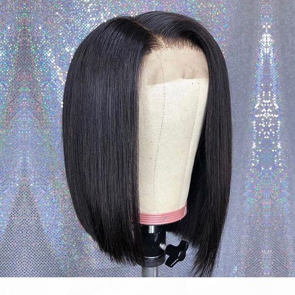 360 human hair lace front bob wigs pre plucked hairline brazilian virgin hair glueless natural straight 360 frontal lacefront short bob wig, Black;brown
360 human hair lace front bob wigs pre plucked hairline brazilian virgin hair glueless natural straight 360 frontal lacefront short bob wig, Black;brown