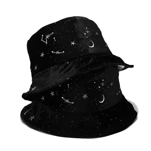 wide brim hats autumn winter flannel fisherman cap women embroidery star moon retro black basin hat velvet outdoor sun bucket panama, Blue;gray
wide brim hats autumn winter flannel fisherman cap women embroidery star moon retro black basin hat velvet outdoor sun bucket panama, Blue;gray