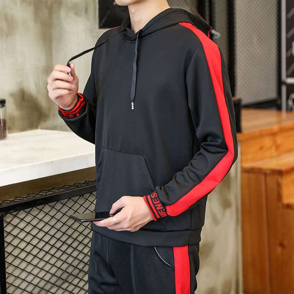 sports fall sweater 2020 new leisure men's fashion trend pullover hooded two piece set, Gray
sports fall sweater 2020 new leisure men's fashion trend pullover hooded two piece set, Gray