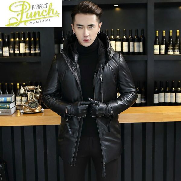 men's leather & faux jackets genuine for men winter warm thick hooded down coat 2021 plus size outwear 1722 mf519, Black
men's leather & faux jackets genuine for men winter warm thick hooded down coat 2021 plus size outwear 1722 mf519, Black