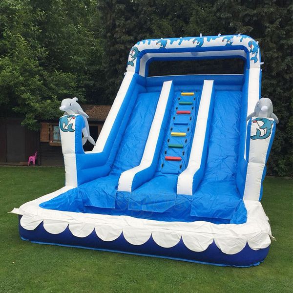 selling outdoor commercial inflatable water slides for pools dolphin double water slides inflatable pool water slide with air blower
selling outdoor commercial inflatable water slides for pools dolphin double water slides inflatable pool water slide with air blower