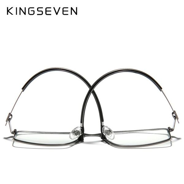 sunglasses kingseven men's glasses ultralight optical titanium material frame myopia prescription eyeglasses silicone temple design, White;black
sunglasses kingseven men's glasses ultralight optical titanium material frame myopia prescription eyeglasses silicone temple design, White;black