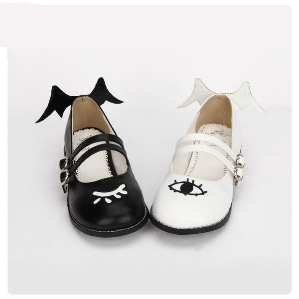 boots princess sweet lolita shoes the cool diviner mix mysterious eye pattern low heel flat shallow mouth women pu8593, Black
boots princess sweet lolita shoes the cool diviner mix mysterious eye pattern low heel flat shallow mouth women pu8593, Black