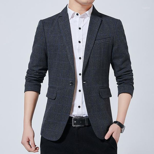 coat men casual plaid lapel single-breasted suit jacket fashion urban party dress jackets new arrvial khaki black1, White;black
coat men casual plaid lapel single-breasted suit jacket fashion urban party dress jackets new arrvial khaki black1, White;black