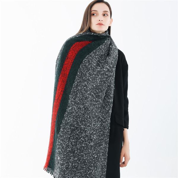 2020 new fashion street stripe autumn winter warm thick lengthened cashmere like scarf, Blue;gray
2020 new fashion street stripe autumn winter warm thick lengthened cashmere like scarf, Blue;gray