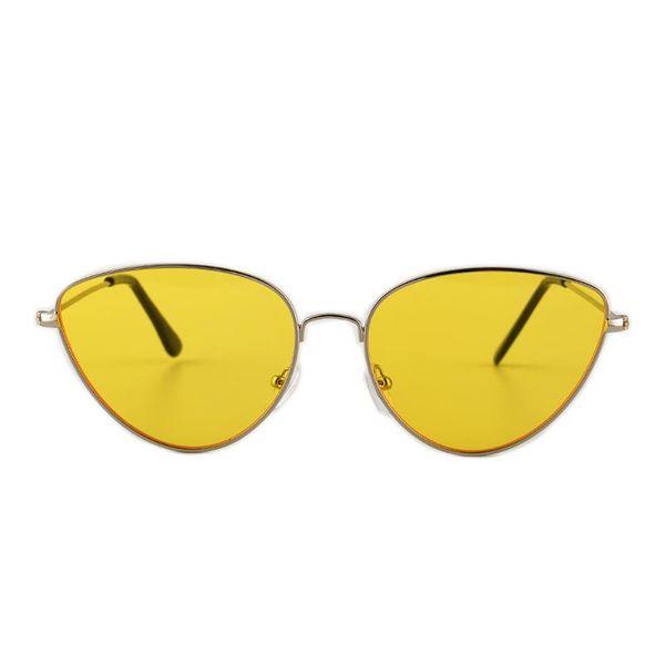 sunglasses gudzws retro vintage stylish cat eye metal glasses with pouch, White;black
sunglasses gudzws retro vintage stylish cat eye metal glasses with pouch, White;black