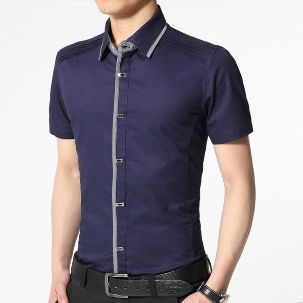 men's casual shirts quality fold striped print button down club dress men shirt vintage mens short sleeve slim fit camisa cotton shirt, White;black
men's casual shirts quality fold striped print button down club dress men shirt vintage mens short sleeve slim fit camisa cotton shirt, White;black