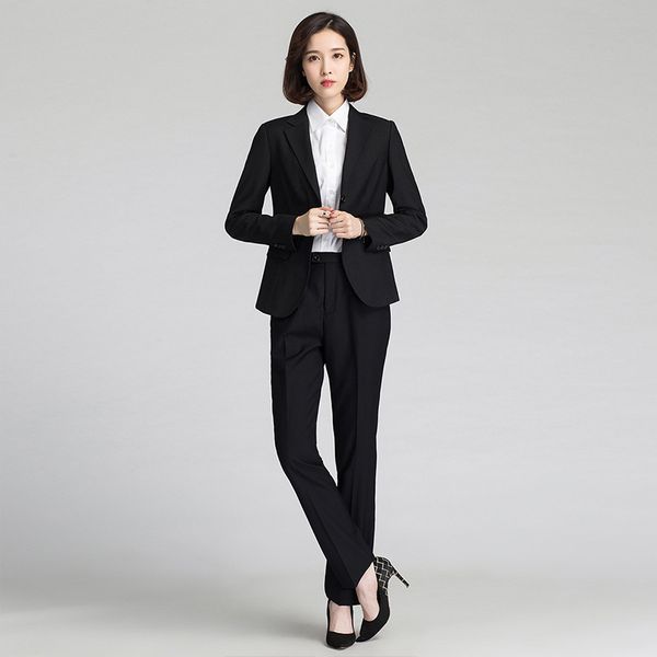 suit women 2020 group customized korean british style black business women's q1215 q1217, White
suit women 2020 group customized korean british style black business women's q1215 q1217, White