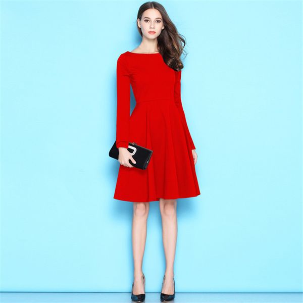 2021 new woman fashion black spring slash neck womens dress plus size women's clothes party dresses mujer fy400 b9vk, Black;gray
2021 new woman fashion black spring slash neck womens dress plus size women's clothes party dresses mujer fy400 b9vk, Black;gray