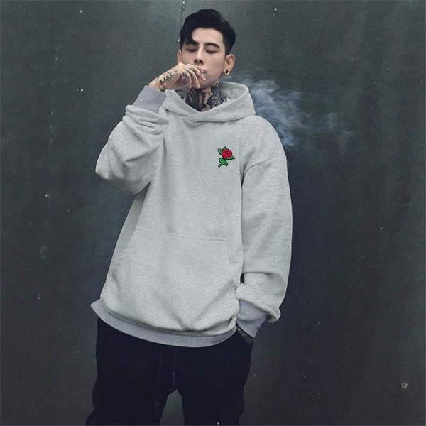 autumn winter rose hoodies men's sweatshirts rose embroidery cotton men women oversize hoody us size xs-xl, Black
autumn winter rose hoodies men's sweatshirts rose embroidery cotton men women oversize hoody us size xs-xl, Black