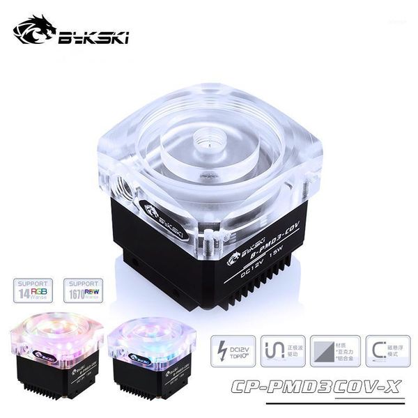 bykski ddc pump dc12v 10w maximum flow lift 6 meters 600l/h radiator size 70*70*63mm support combo reservoir / pwm speed control1
bykski ddc pump dc12v 10w maximum flow lift 6 meters 600l/h radiator size 70*70*63mm support combo reservoir / pwm speed control1