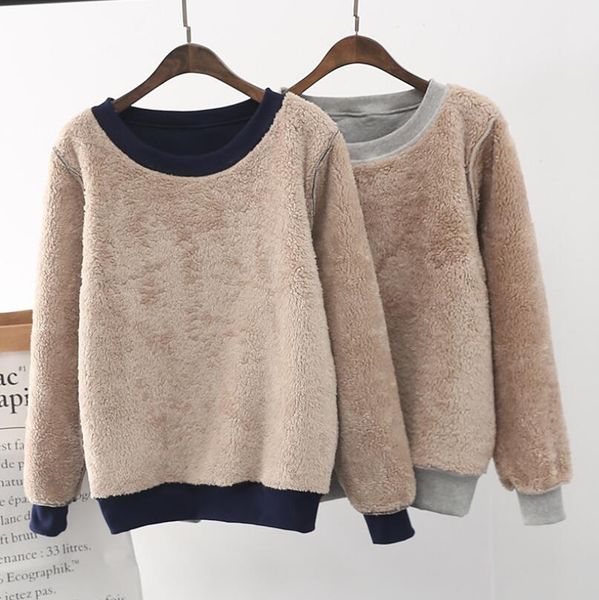 super female plus velvet thickening manga long 2021 solid winter hoodies loose femme pullovers p1770 kkkn, Black
super female plus velvet thickening manga long 2021 solid winter hoodies loose femme pullovers p1770 kkkn, Black