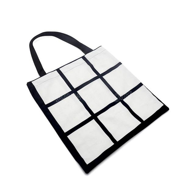 sublimation white blank diy 9 grid peach skin velvet tote bag single sides heat transfer shopping bags fast shipping
sublimation white blank diy 9 grid peach skin velvet tote bag single sides heat transfer shopping bags fast shipping