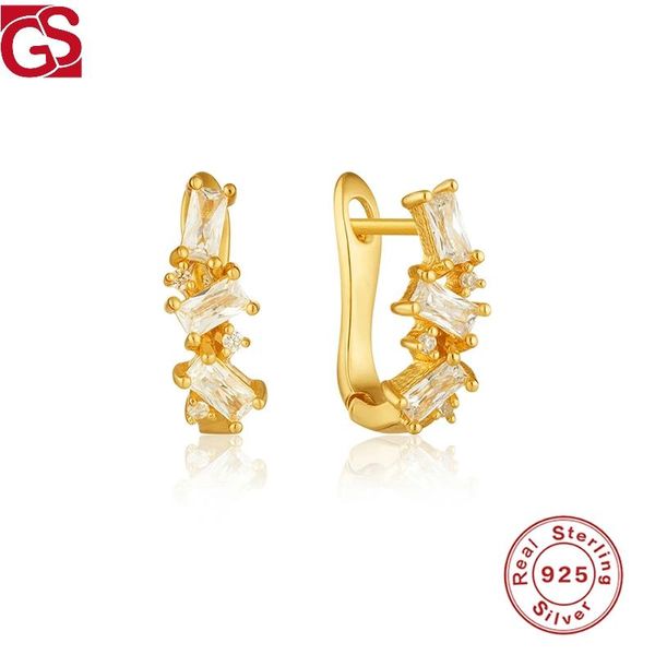 hoop & huggie gs sterling 925 silver brincos womens earrings latest fashion rectangular zircon u-shaped pendientes girl's christmas gif, Golden;silver
hoop & huggie gs sterling 925 silver brincos womens earrings latest fashion rectangular zircon u-shaped pendientes girl's christmas gif, Golden;silver
