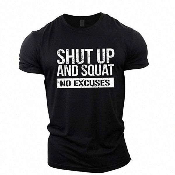 gymtier mens bodybuilding t-shirt - shut up and squat - short sleeve gym training green u29q#, White;black
gymtier mens bodybuilding t-shirt - shut up and squat - short sleeve gym training green u29q#, White;black