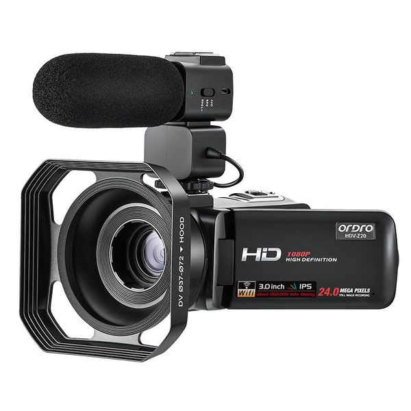video camera hd wifi night vision digital camcorder ordro z20 youtube blogger vlogging filmadora with microphone lens hood
video camera hd wifi night vision digital camcorder ordro z20 youtube blogger vlogging filmadora with microphone lens hood