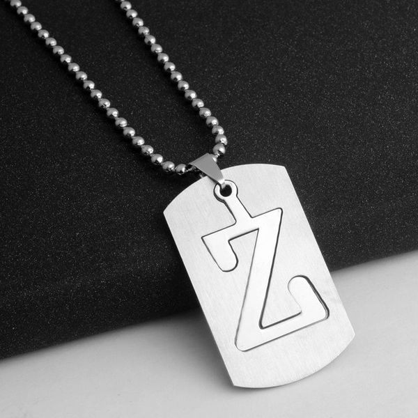 pendant necklaces english initial letter z name symbol necklace detachable double layer text stainless steel alphabet family gifts jewelry, Silver
pendant necklaces english initial letter z name symbol necklace detachable double layer text stainless steel alphabet family gifts jewelry, Silver