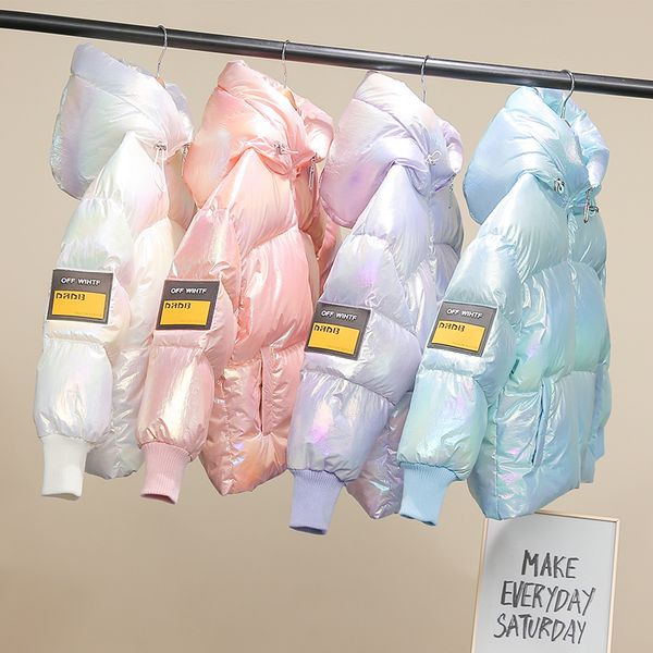 new style colorful thickened hooded boys and girls cold proof feather trend children's down jacket special, Blue;gray
new style colorful thickened hooded boys and girls cold proof feather trend children's down jacket special, Blue;gray