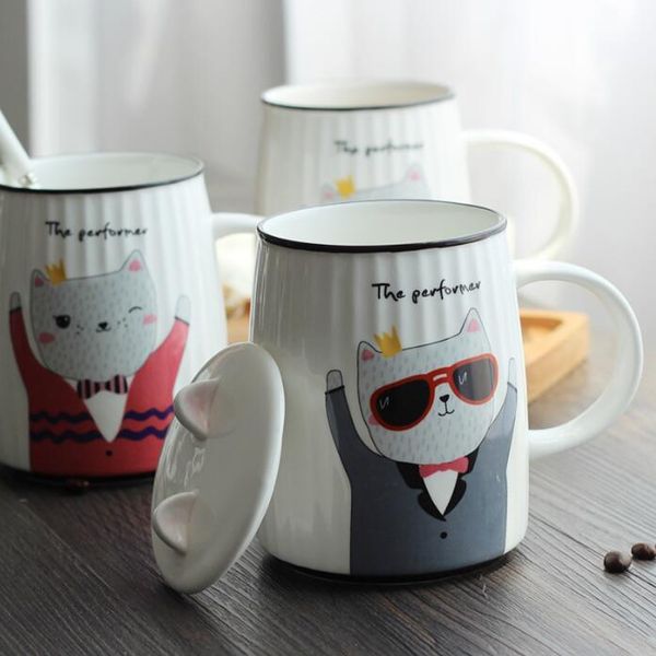 zakka cute cat mugs with cover creative ceramic coffee breakfast milk water mug porcelain cup home drinkware glasses gift
zakka cute cat mugs with cover creative ceramic coffee breakfast milk water mug porcelain cup home drinkware glasses gift
