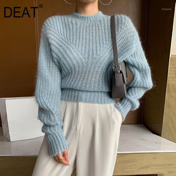 deat charm autumn 2021 kintted sweater women's lantern sleeve fashionable new o-neck new loose sweaters office lady cloth 7b00151, White;black
deat charm autumn 2021 kintted sweater women's lantern sleeve fashionable new o-neck new loose sweaters office lady cloth 7b00151, White;black