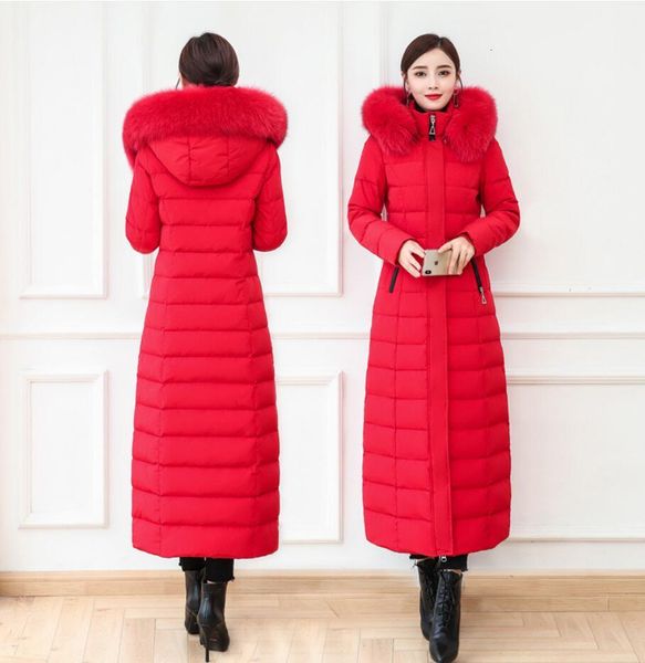 real fox-skin turtleneck with thicker hood women's jacket 95% white duck down longer thin winter coat plus size 4xl q800 6b85, Black
real fox-skin turtleneck with thicker hood women's jacket 95% white duck down longer thin winter coat plus size 4xl q800 6b85, Black