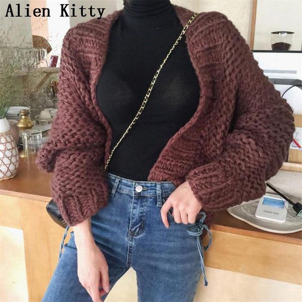 women's jackets alien kitty stylish winter fresh women autumn all-match sweet open stitch warm vintage jacket elegant solid simple loos, Black;brown
women's jackets alien kitty stylish winter fresh women autumn all-match sweet open stitch warm vintage jacket elegant solid simple loos, Black;brown