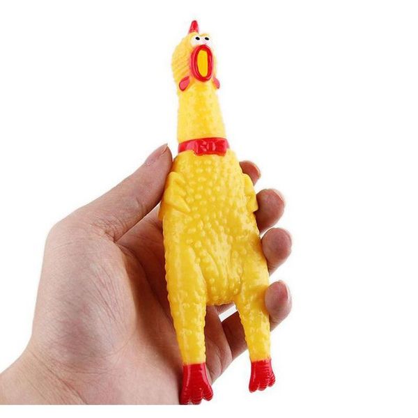 17cm small size yellow mini screaming rubber chicken pet dog love toys squeak squeaker chew gift e17yu
17cm small size yellow mini screaming rubber chicken pet dog love toys squeak squeaker chew gift e17yu