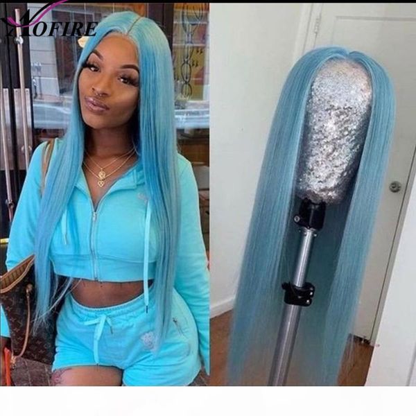 light blue colored wigs transparent lace wigs straight lace front for black women front human hair hd wig, Black;brown
light blue colored wigs transparent lace wigs straight lace front for black women front human hair hd wig, Black;brown