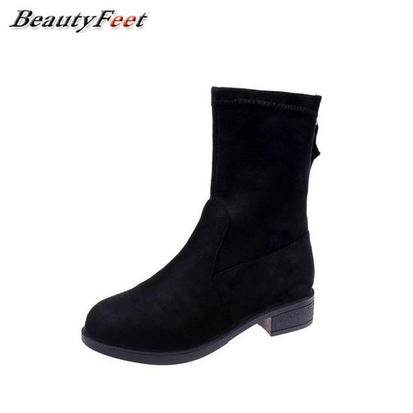 boots 2021 autumn winter square heels solid flock zip mid ankle for women shoes woman plus size, Black
boots 2021 autumn winter square heels solid flock zip mid ankle for women shoes woman plus size, Black