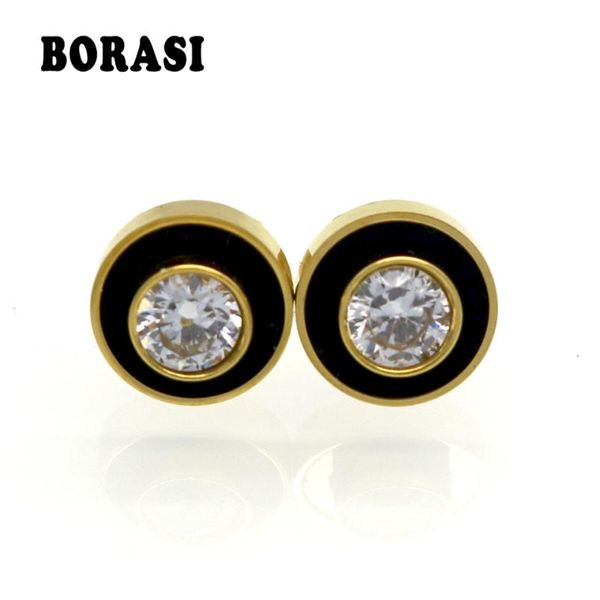 sell men and women black with white shell round party crystal stud earrings for girls female fashion classic jewelry brincos, Golden;silver
sell men and women black with white shell round party crystal stud earrings for girls female fashion classic jewelry brincos, Golden;silver