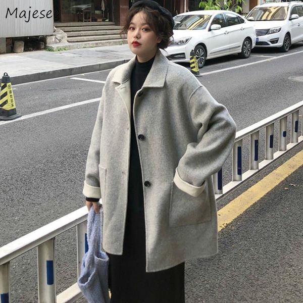 womens wool single breasted solid long sleeve oversize college style students casual warm korean stylish simple harajuku outwear1, Black
womens wool single breasted solid long sleeve oversize college style students casual warm korean stylish simple harajuku outwear1, Black