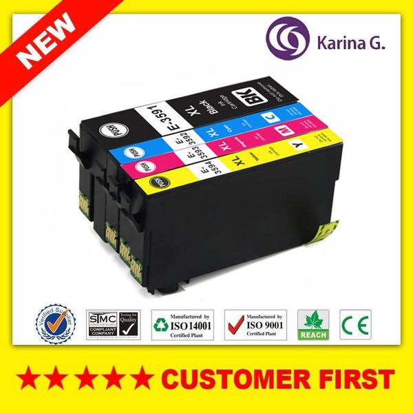 ink cartridges compatible for t3591 t3592 t3593 t3594 35xl cartridge workforce pro wf-4720dw 4725dw 4730dtw 4740dtwf etc.
ink cartridges compatible for t3591 t3592 t3593 t3594 35xl cartridge workforce pro wf-4720dw 4725dw 4730dtw 4740dtwf etc.