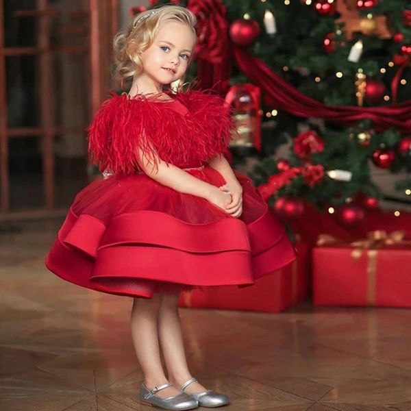 red baby dress little princess gown feather infant year birthday dress christmas party dress kids clothes, White;blue
red baby dress little princess gown feather infant year birthday dress christmas party dress kids clothes, White;blue