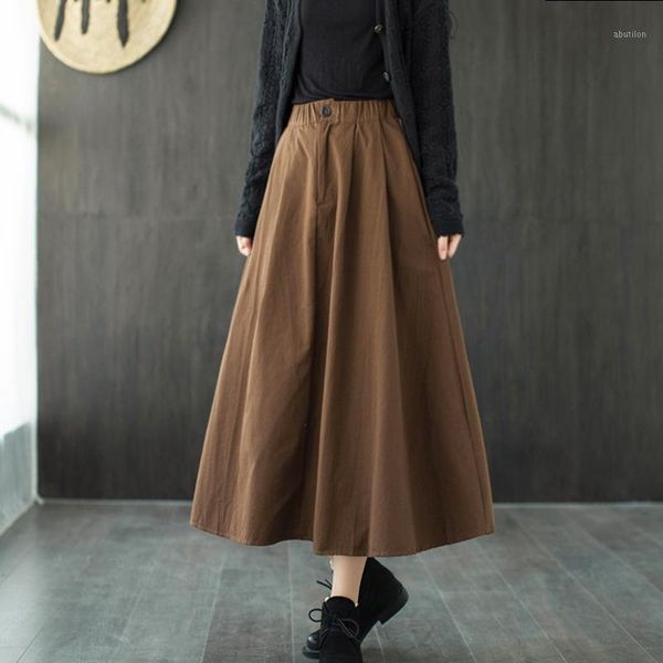 skirts nini wonderland 2021 autumn cotton a-line pleated midi women elastic waist solid color casual skirt female loose skirts1, Black
skirts nini wonderland 2021 autumn cotton a-line pleated midi women elastic waist solid color casual skirt female loose skirts1, Black