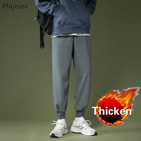 men's pants casual pencil men solid loose all-match korean style elastic waist chic ulzzang male trousers plus velvet thicker stylish, Black
men's pants casual pencil men solid loose all-match korean style elastic waist chic ulzzang male trousers plus velvet thicker stylish, Black