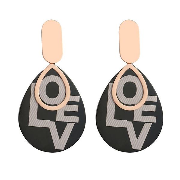 jioromy 2021 new fashion geometric oval love earrings women titanium steel jewelry black statement drop earrings, Silver
jioromy 2021 new fashion geometric oval love earrings women titanium steel jewelry black statement drop earrings, Silver