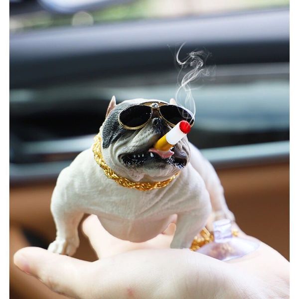 car accessories high-end simulation social dog car decoration smoking bully dog car decoration accessories white gray brown black
car accessories high-end simulation social dog car decoration smoking bully dog car decoration accessories white gray brown black